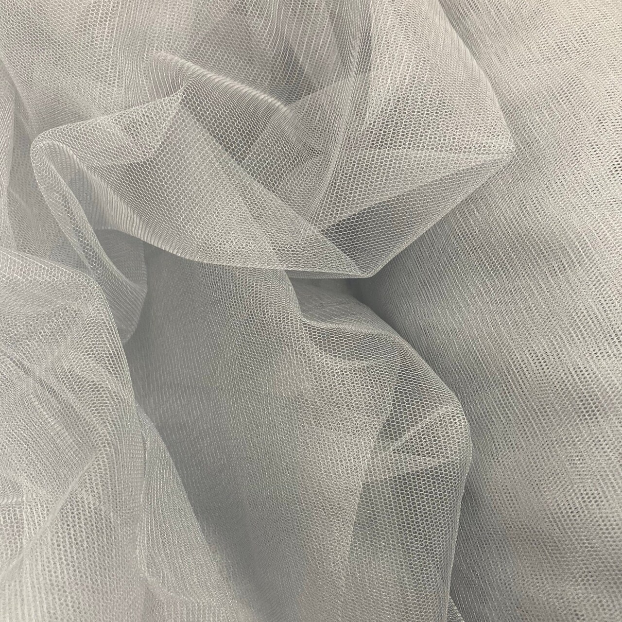 1 Yard 2-Way Stretch Nylon Net Mesh Fabric, 60" Width Lightweight Sheer Mesh for Gowns, Dancewear & Costumes